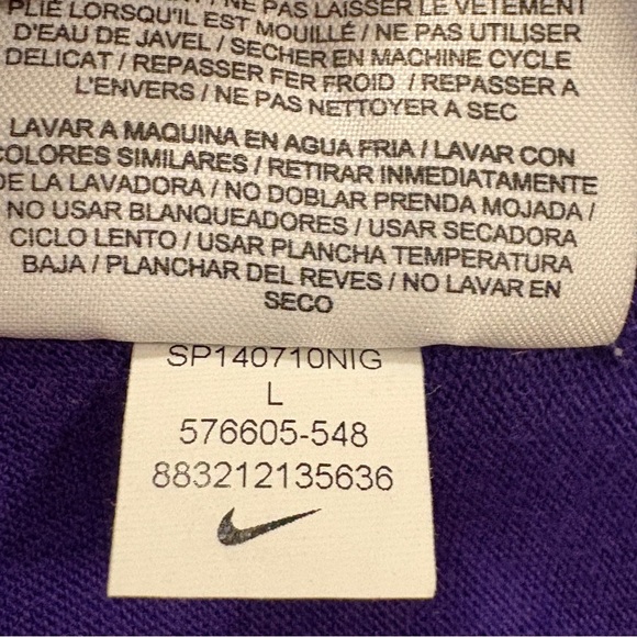 Nike Purple and Orange Activewear Tank Top Size Large - Picture 7 of 7